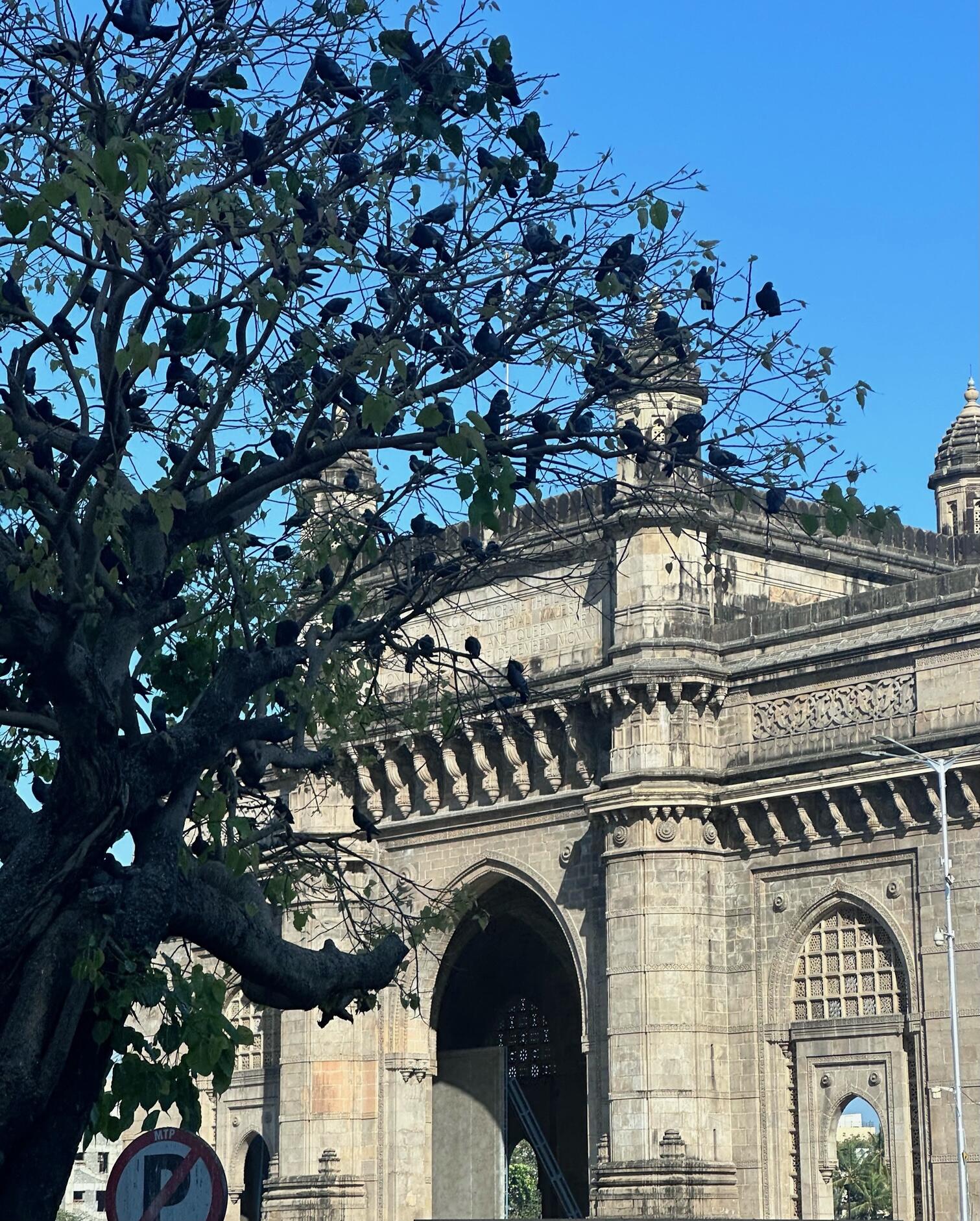 Beautiful colonial architecture in Mumbai