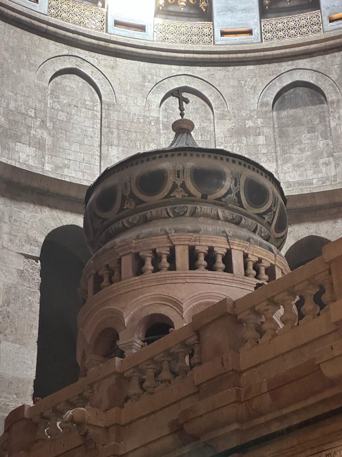 Jesus's tomb - surrounded by a Russian structure built in 1810.